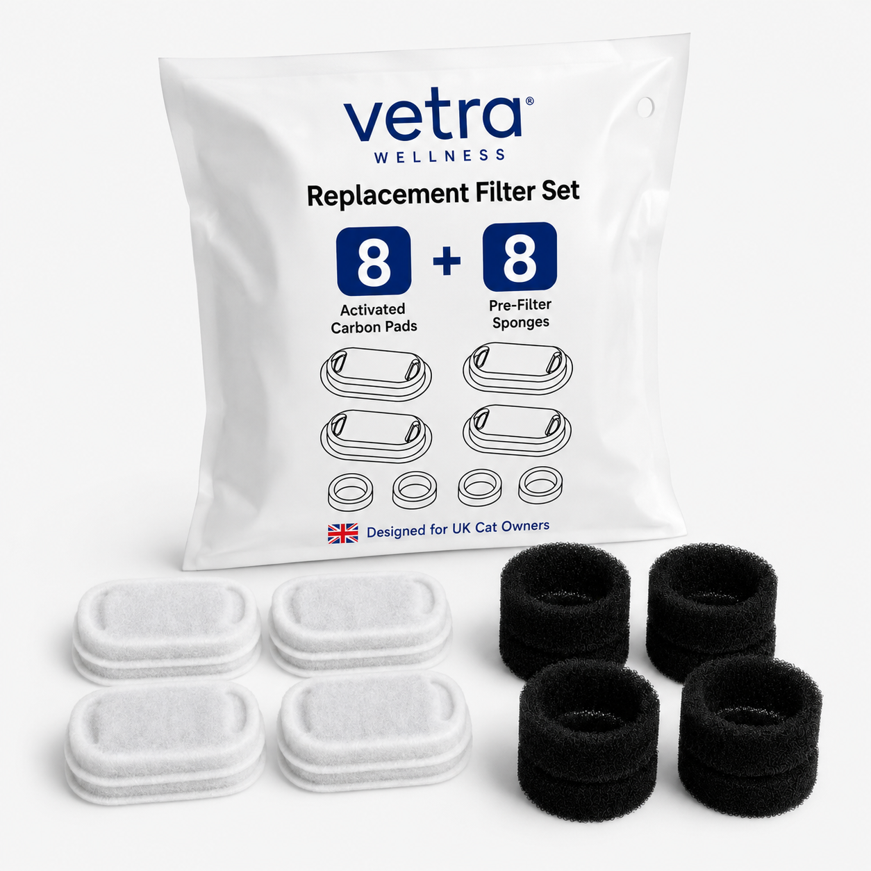 Vetra™ Stainless Steel Water Fountain