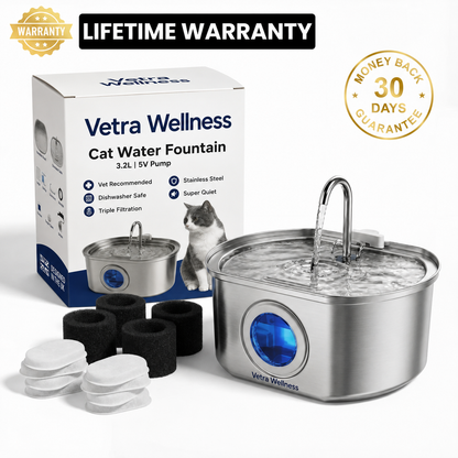 Vetra™ Stainless Steel Water Fountain